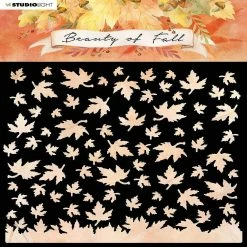 Hot Sale ⌛ Studio Light SL Mask Falling Leaves Beauty Of Fall 150x150mm nr35 ❤️