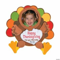 Coupon ❤️ Thanksgiving Turkey Picture Frame Magnet Craft Kit - Makes 12 🌟