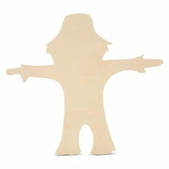 Wholesale ๐คฉ Woodpeckers Crafts, DIY Unfinished Wood 12" Scarecrow Cutout Pack of 6 โ