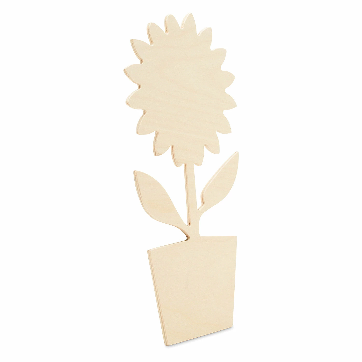 Cheapest π€© Woodpeckers Crafts, DIY Unfinished Wood 14" Sunflower in Pot Cutout Pack of 6 π₯ 4 Cheapest π€© Woodpeckers Crafts, DIY Unfinished Wood 14" Sunflower in Pot Cutout Pack of 6 π₯ - Image 2
