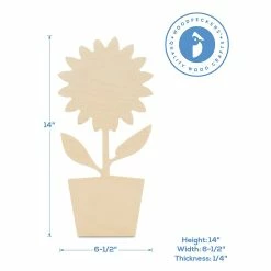 Cheapest π€© Woodpeckers Crafts, DIY Unfinished Wood 14" Sunflower in Pot Cutout Pack of 6 π₯ 7 Cheapest π€© Woodpeckers Crafts, DIY Unfinished Wood 14" Sunflower in Pot Cutout Pack of 6 π₯ -Fall Crafts Sales woodpeckers crafts diy unfinished wood 14 sunflower in pot cutout pack of 614129001 a02NOWA