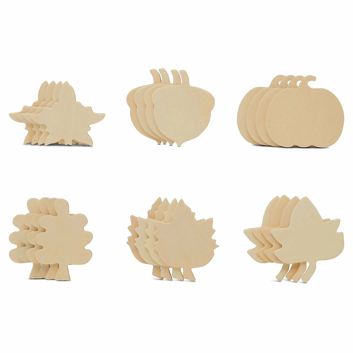 Cheapest โค๏ธ Woodpeckers Crafts, DIY Unfinished Wood Autumn Cutouts Tray, Pack of 2 ๐งจ 4 Cheapest โค๏ธ Woodpeckers Crafts, DIY Unfinished Wood Autumn Cutouts Tray, Pack of 2 ๐งจ - Image 2
